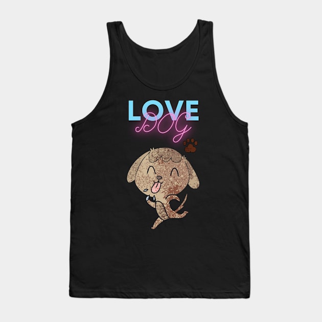 Love dog my family Tank Top by MeKong